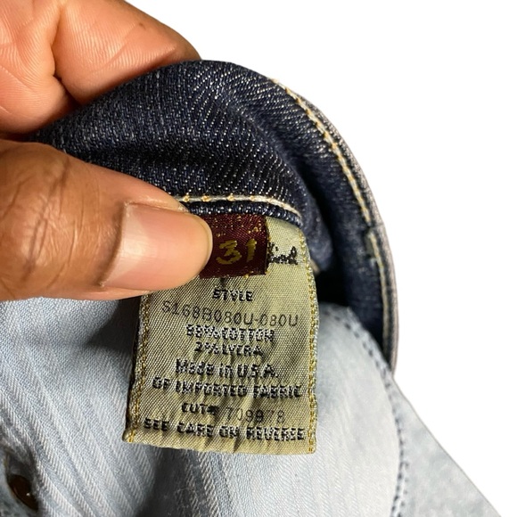 7 For All Mankind Women's Mini Raw Hem Denim Skirt - Picture 5 of 8